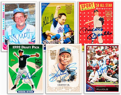 Topps Archives Signature Series Baseball Retired Player Edition