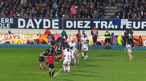 TOP 14 Essai De Nathanael HULLEU CO Castres Olympique Stade