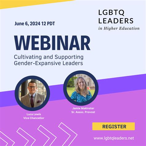 Cultivating And Supporting Gender Expansive Leaders Lgbtq Leaders In Higher Education