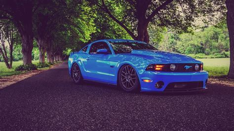 car, Ford Mustang, Blue Cars Wallpapers HD / Desktop and Mobile Backgrounds