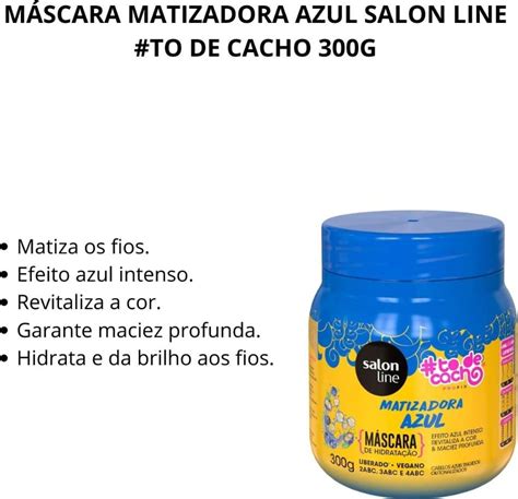 M Scara Matizadora Salon Line Todecacho Azul G