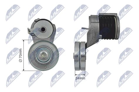 Tensioner Pulley V Ribbed Belt Rnk Vw Nty A