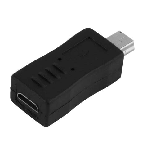 Y Ksek Kaliteli Siyah Mikro Usb Di I Mini Usb Erke Grandado