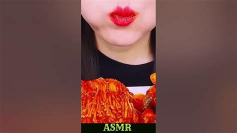 Asmr 336 Eat Mushrooms Flied Yummy Spicy Delicious Asmr Mukbang