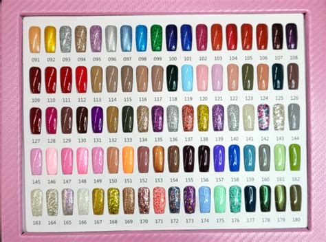 Gelixir Gel Polish Color Chart Cv Nails Supply