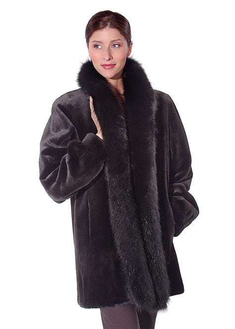 Sheared Mink Jacket – Reversible to Fabric – Madison Avenue Mall Furs