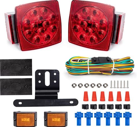 Amazon Ena V Led Trailer Light Kit Super Bright Submersible Boat