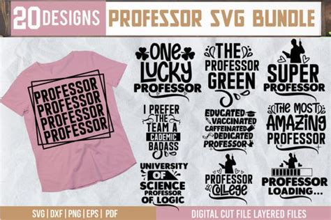 Professor Svg Bundle Graphic By Svgstudiodesignfiles Creative Fabrica