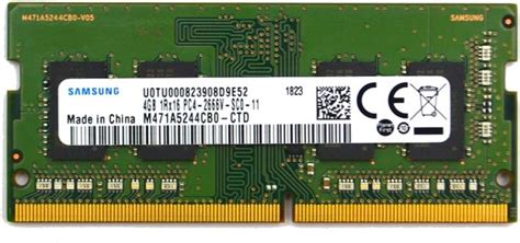 Samsung 8GB (4GB x 2) DDR4 3200mhz Sodimm Laptop memory (M471A5244CB0 ...