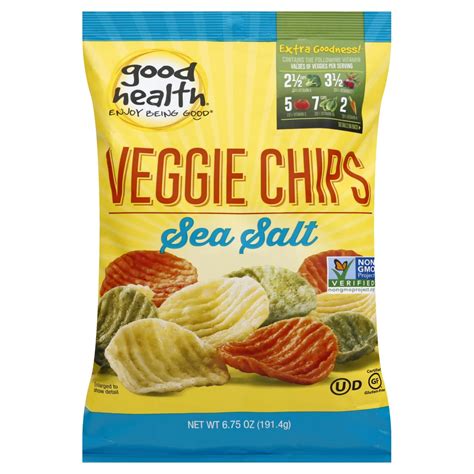 Good Health Sea Salt Veggie Chips Shop Chips At H E B