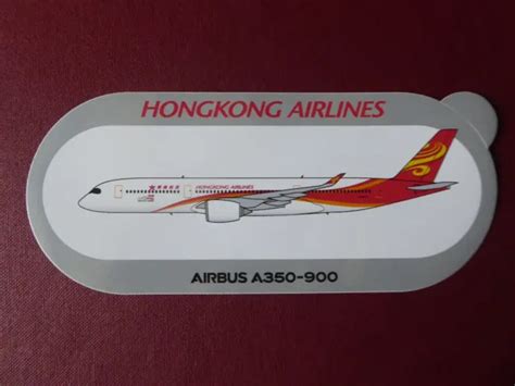 Autocollant Sticker Aufkleber Airbus A350 900 Hongkong Airlines Eur 500 Picclick It