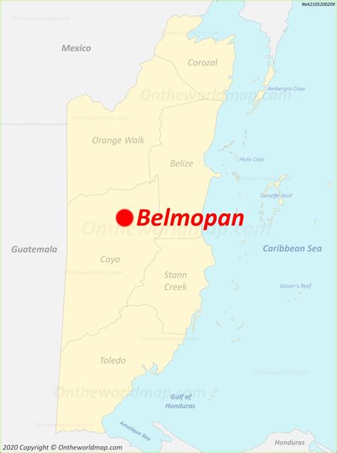 Belmopan Map | Belize | Detailed Maps of Belmopan