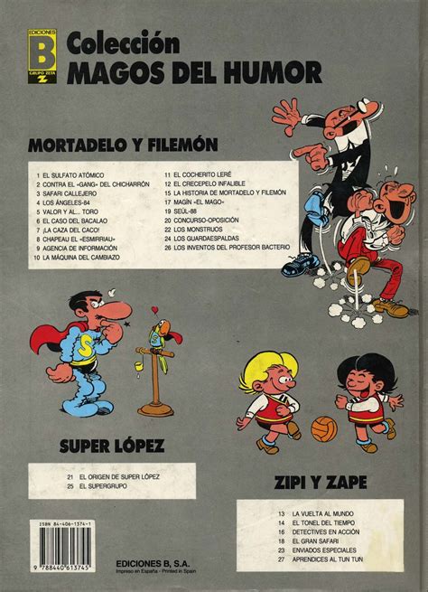 Galicia Comic Magos Del Humor Mortadelo Y Filemon El Sulfato Atomico