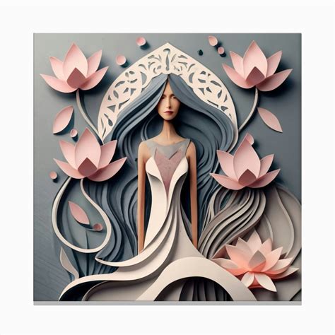 Lotus Flower 49 Canvas Print By Balram Giri Fy