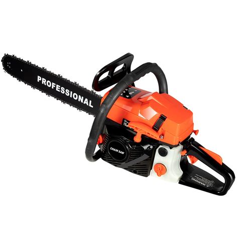 Cc Stroke Gasoline Chainsaw Bar Powered Engine Wood Cutting