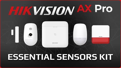 NEW Wireless Hikvision AX PRO Alarm System Essential Sensors Kit