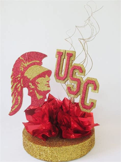 Usc Trojan Centerpiece Graduation Center Pieces Graduation Party Usc