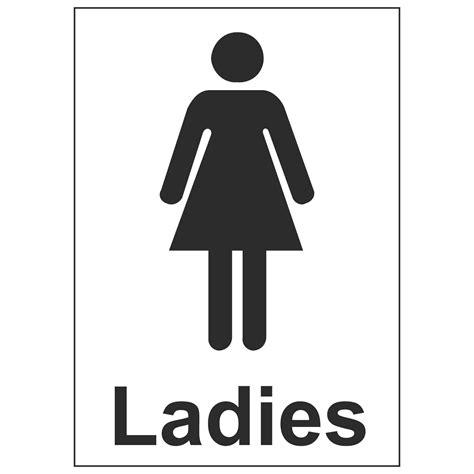 Ladies Bathroom Signs Printable Sketch Coloring Page