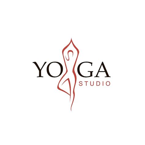 Icono De Pose De Yoga Vector Premium