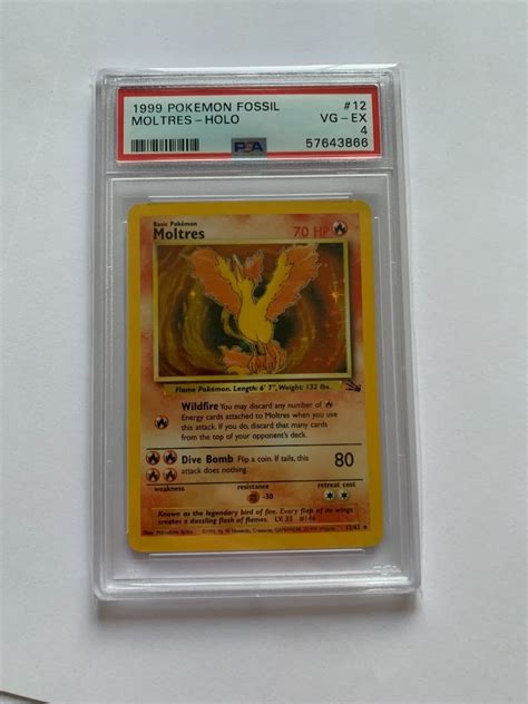 Base Set Moltres Holo Psa Karta Pokemon Tcg Warszawa Licytacja Na