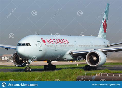 Air Canada Boeing Er C Fivs Passenger Plane Arrival And Landing