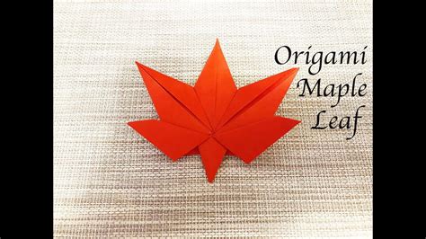 How to make an Origami Maple Leaf วธพบใบเมเปลสวย YouTube