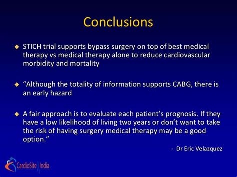 Critical Appraisal Of Stitch Trial By Dr Akshay Mehta