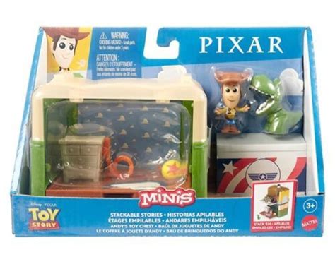 Disney Pixar Minis Toy Story Andy S Room Toy Chest Stackable Stories