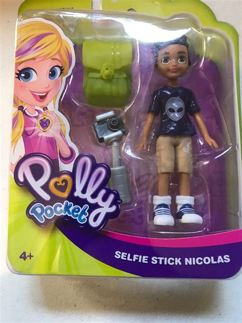 POLLY POCKET 2018 Selfie Stick Nicolas Boy Doll Outfit