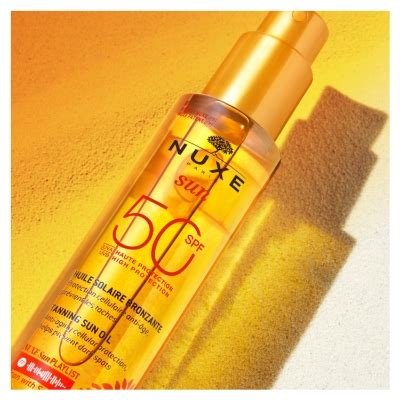 Nuxe Sole Olio Solare Abbronzante Per Viso E Corpo Spf Ml Latte