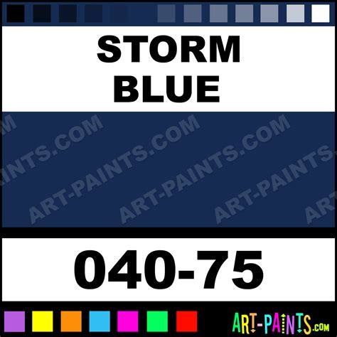 Storm Blue Artists Colors Metal and Metallic Paints - 040-75 - Storm ...