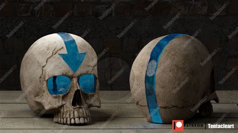 skull avatar 3D model 3D printable | CGTrader