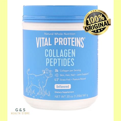 Jual Vital Proteins Collagen Peptides Protein Unflavored 567gram Shopee Indonesia