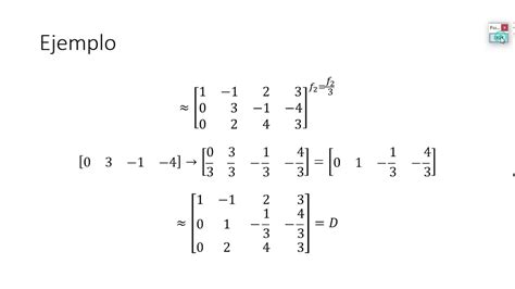 Curso De Álgebra Lineal Clase 6 Operaciones Elementales De Fila De Una Matriz Youtube