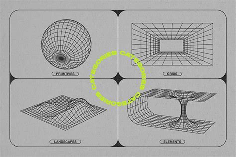 Wireframe Shapes,Graphics :: Behance