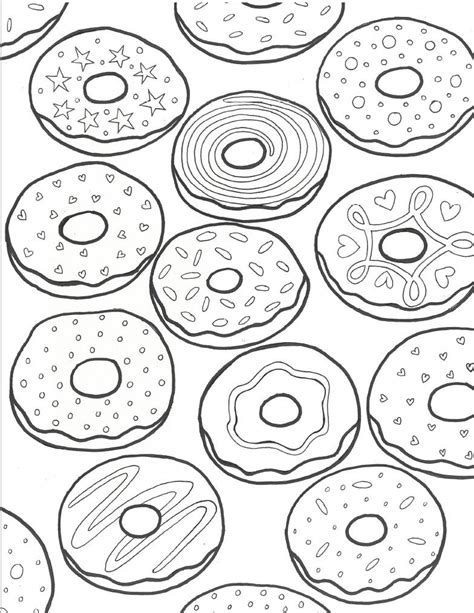 A Coloring Book Full Of Sweet Treats Etsy