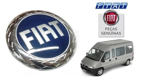 Emblema Sigla Fiat Da Grade Ducato Original Fiat Todas Frete grátis