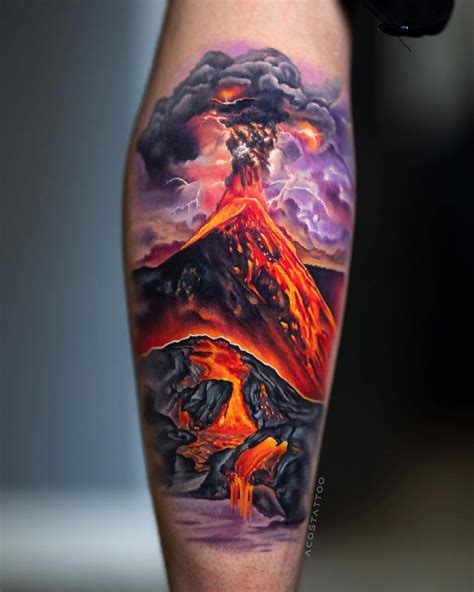 101 Best Volcano Tattoo Ideas You Have To See To Believe Outsons