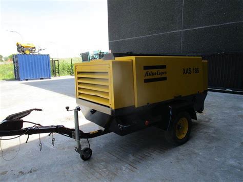 Kompresor Udara Atlas Copco XAS 186 DD N Dijual Dari Belgium ID