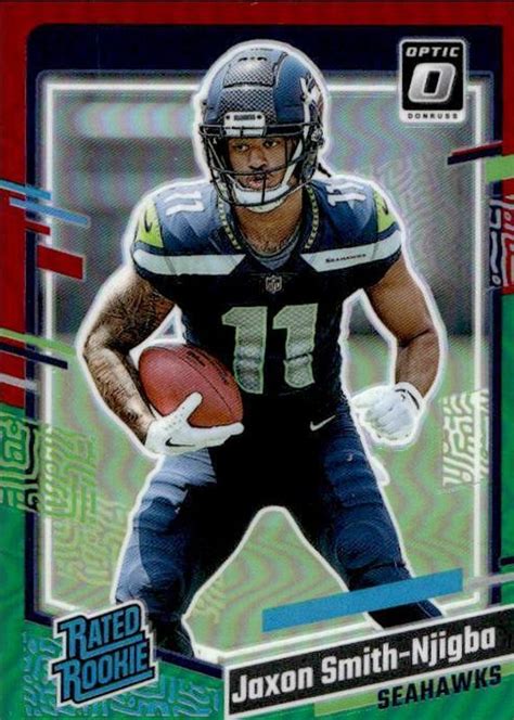 Jaxon Smith Njigba 2023 Donruss 390 Optic Preview Red Green Price