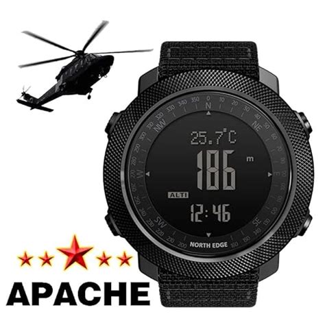 Reloj Digital North Edge Apache Sports Outdoor Negro Militar