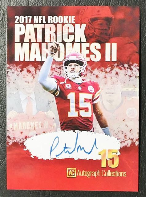 Letao Patrick Mahomes Auto Express Promo Rookie Card