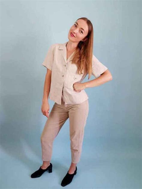 36 Elegant Beige Linen Pants Outfit Ideas