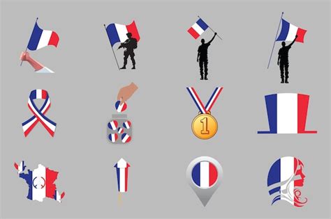 Premium Vector Flag Of France Set Original And Simple France Flag