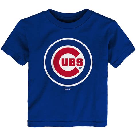 Chicago Cubs Toddler Royal Team Primary Logo T Shirt