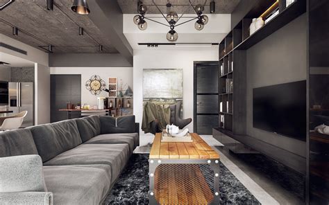 Industrial Style Living Room Design The Essential Guide