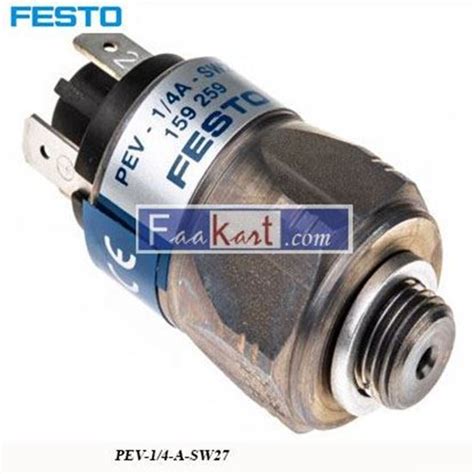 Pev 1 4 A Sw27 Festo Pressure Switch Faakart Online Shop