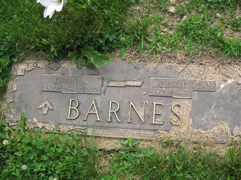 Edwin A Barnes M Morial Find A Grave