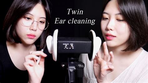 Asmr 쌍둥이 귀청소 [오르골bgm] Twin Ear Cleaning No Talking Youtube