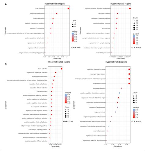 Dotplots Of The Gene Ontology Biological Process Terms Go Bp Download Scientific Diagram